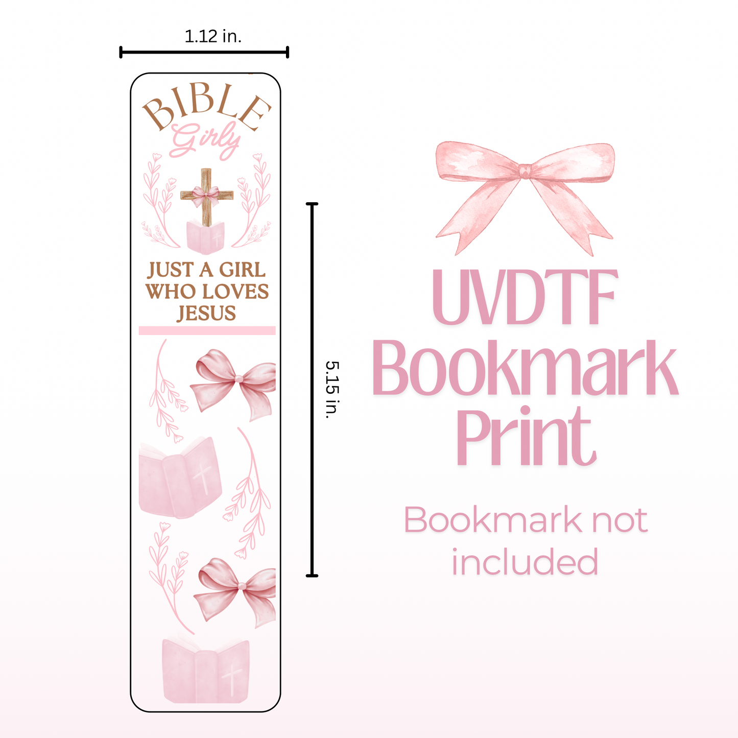 Bible Girly Double Sided Bookmark