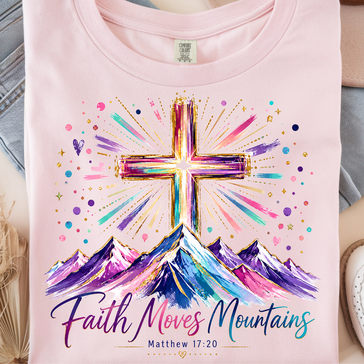 Faith Moves Mountains DTF Print