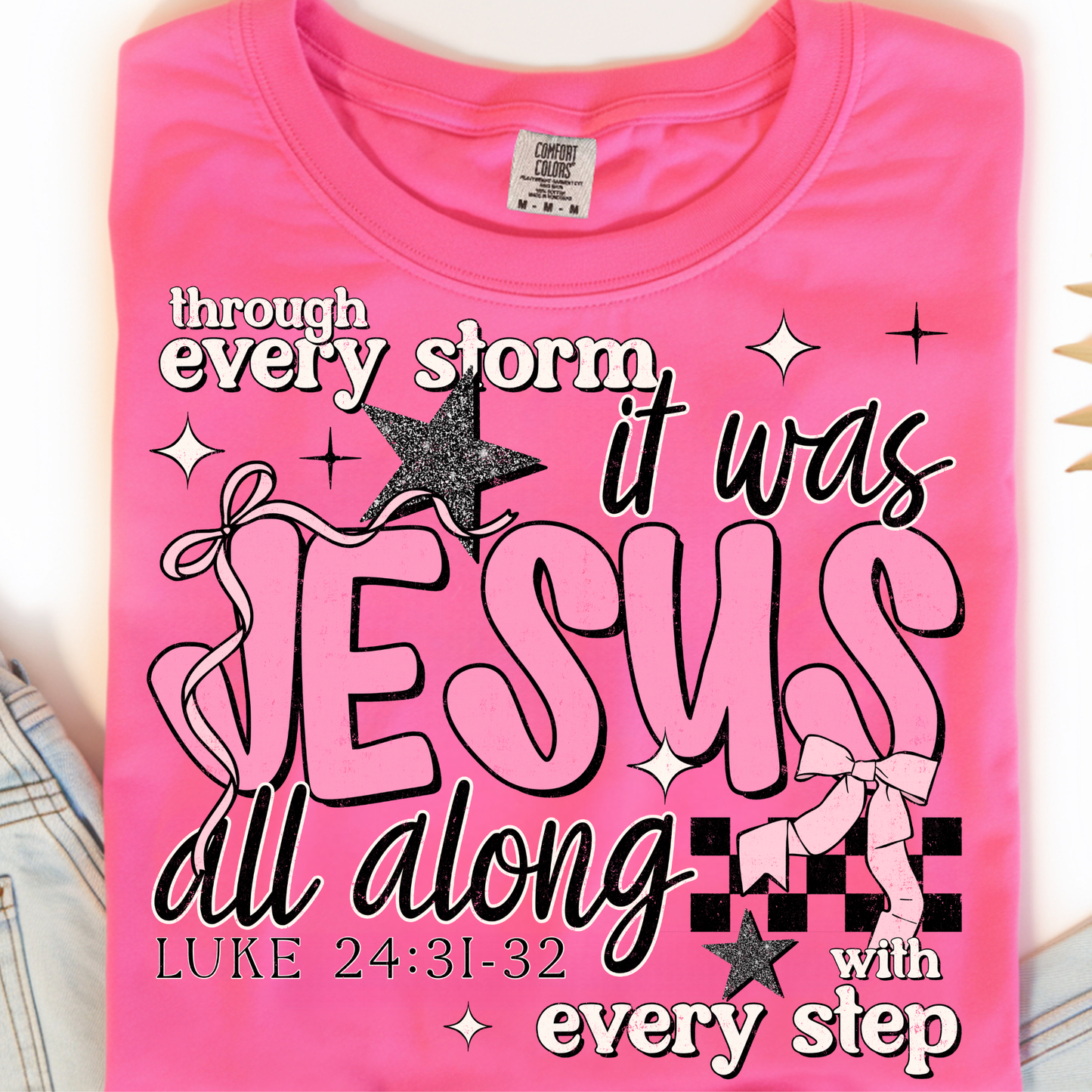 It was Jesus DTF Print