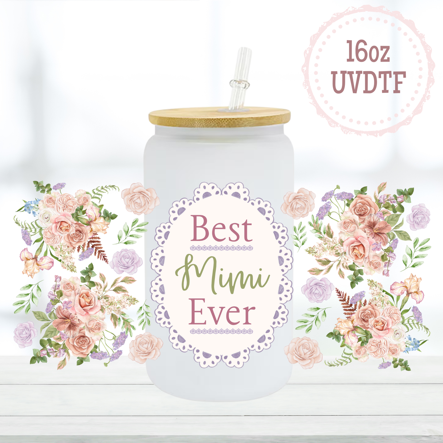 Best Mimi 16oz UVDTF Cup Wrap