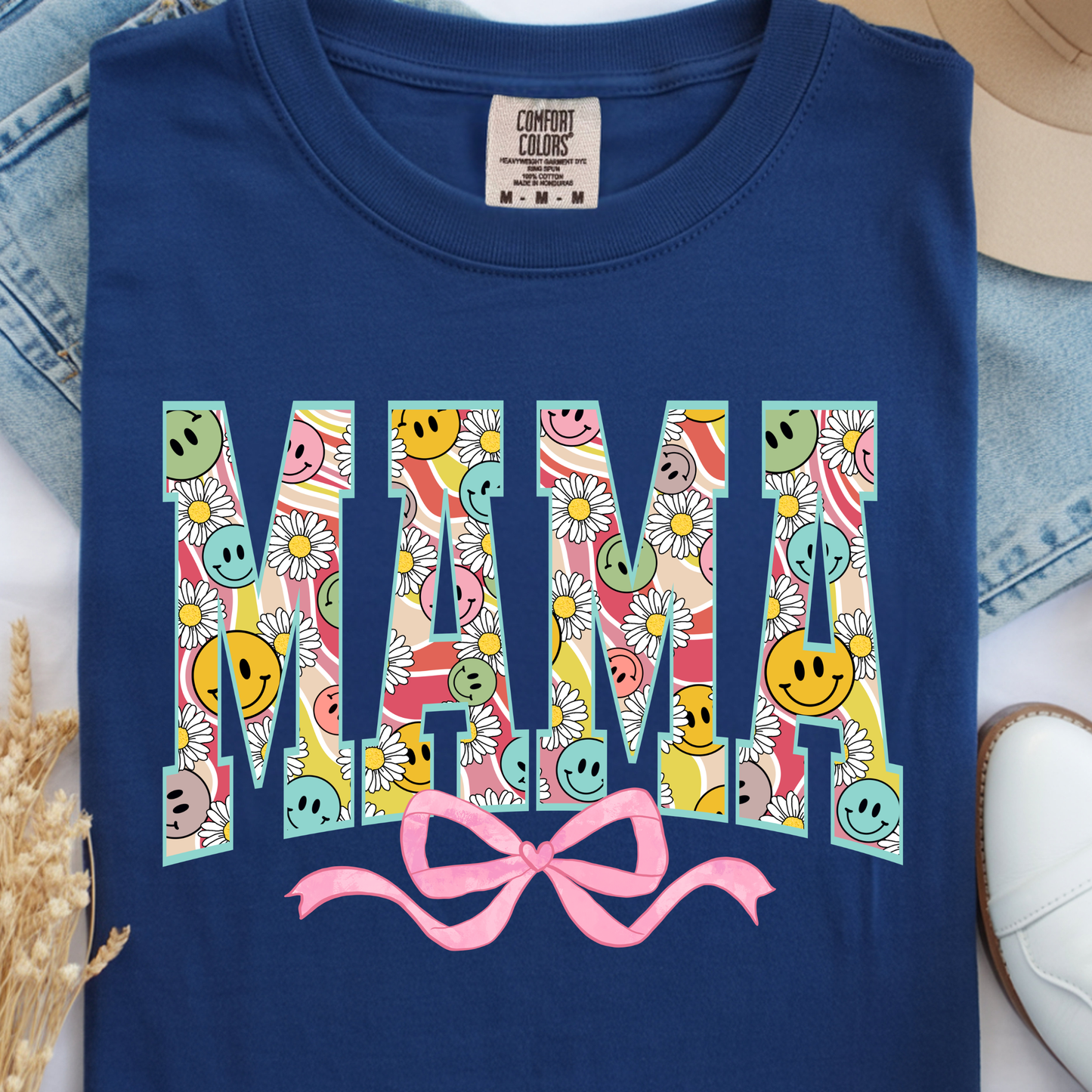 Smiley Mama DTF Print