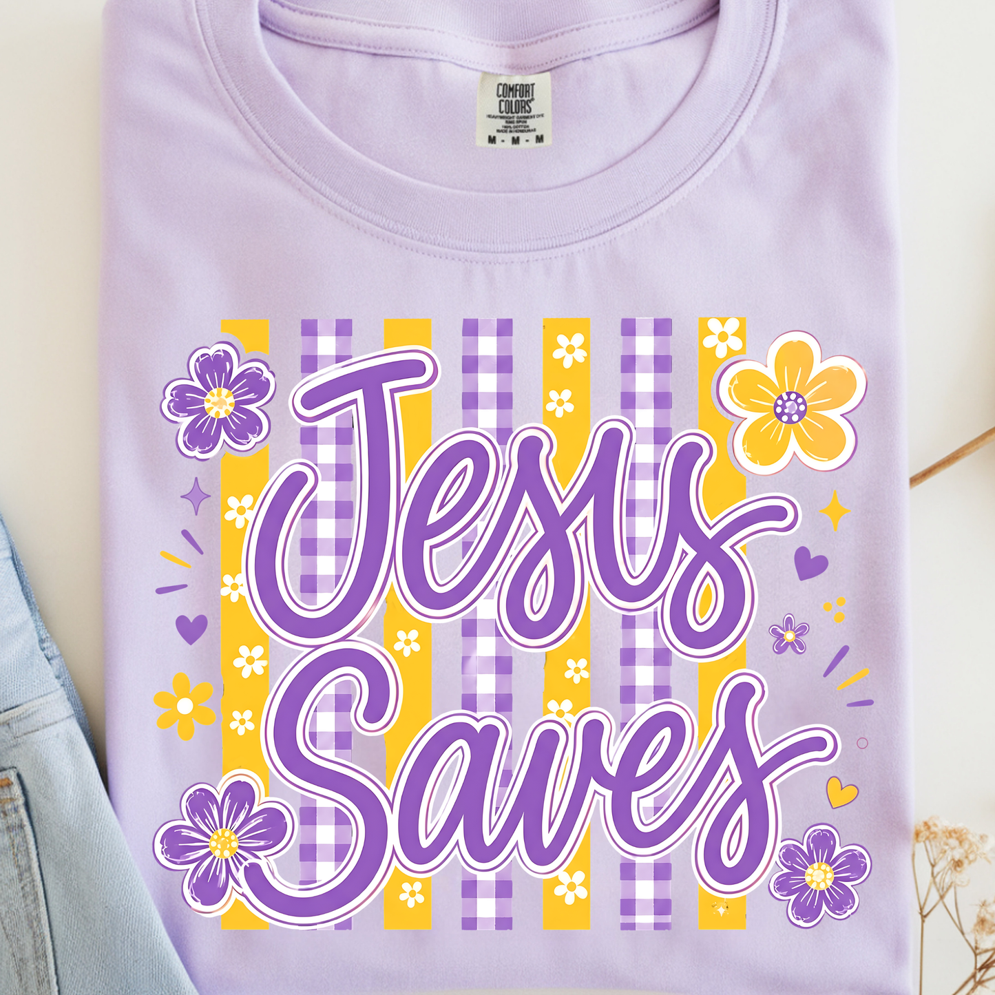 Jesus Saves DTF Print