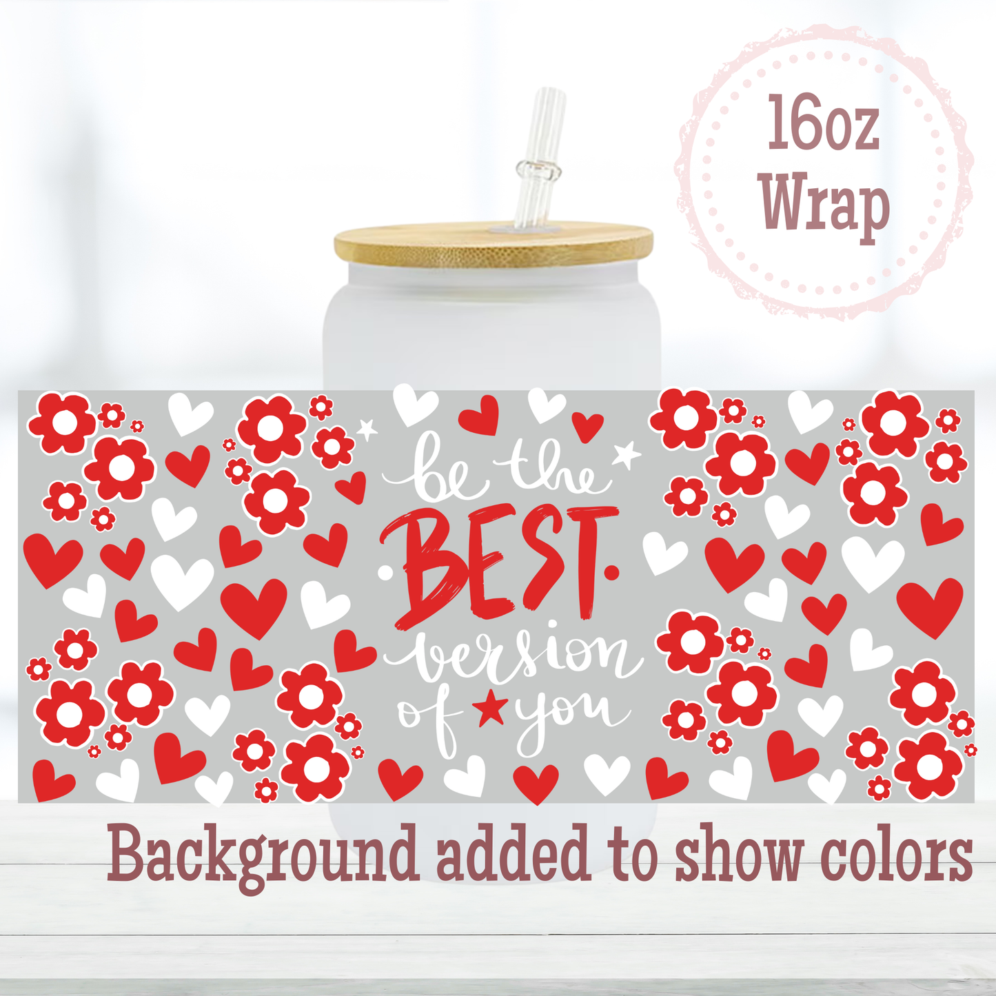 Best Version 16oz UVDTF Cup Wrap