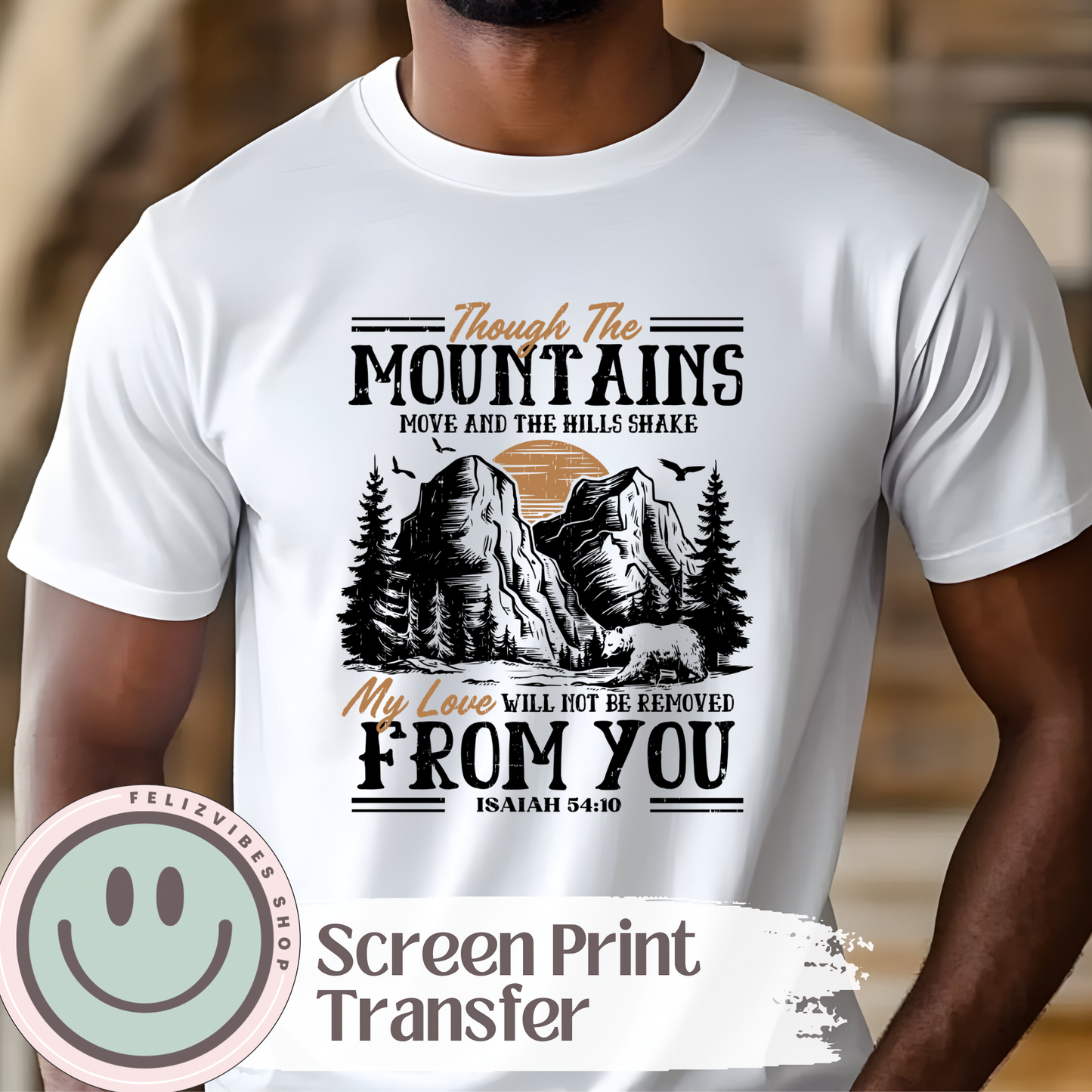 Mountains Screen Print