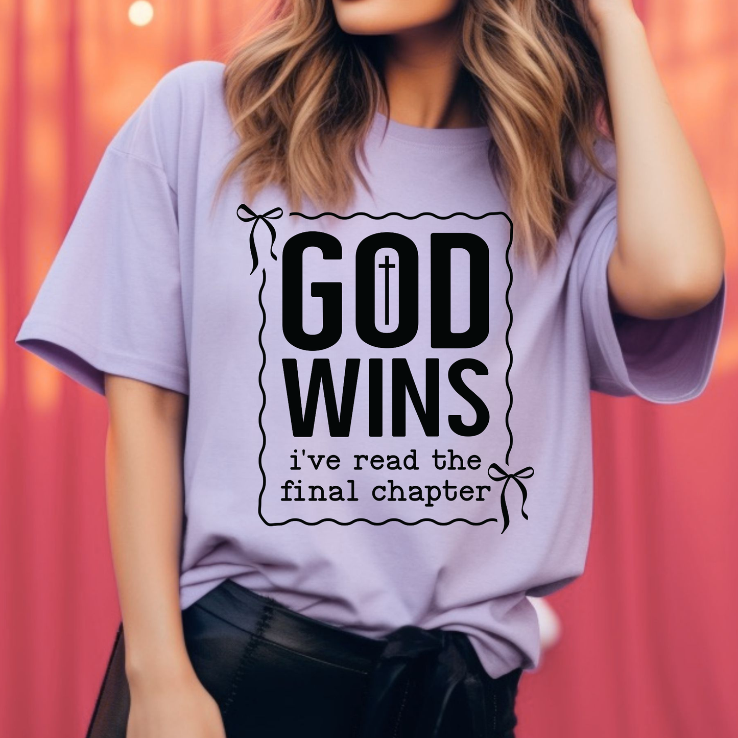 God Wins DTF Print