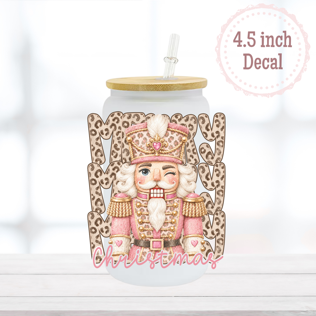 Pink Nutcracker UVDTF Decal