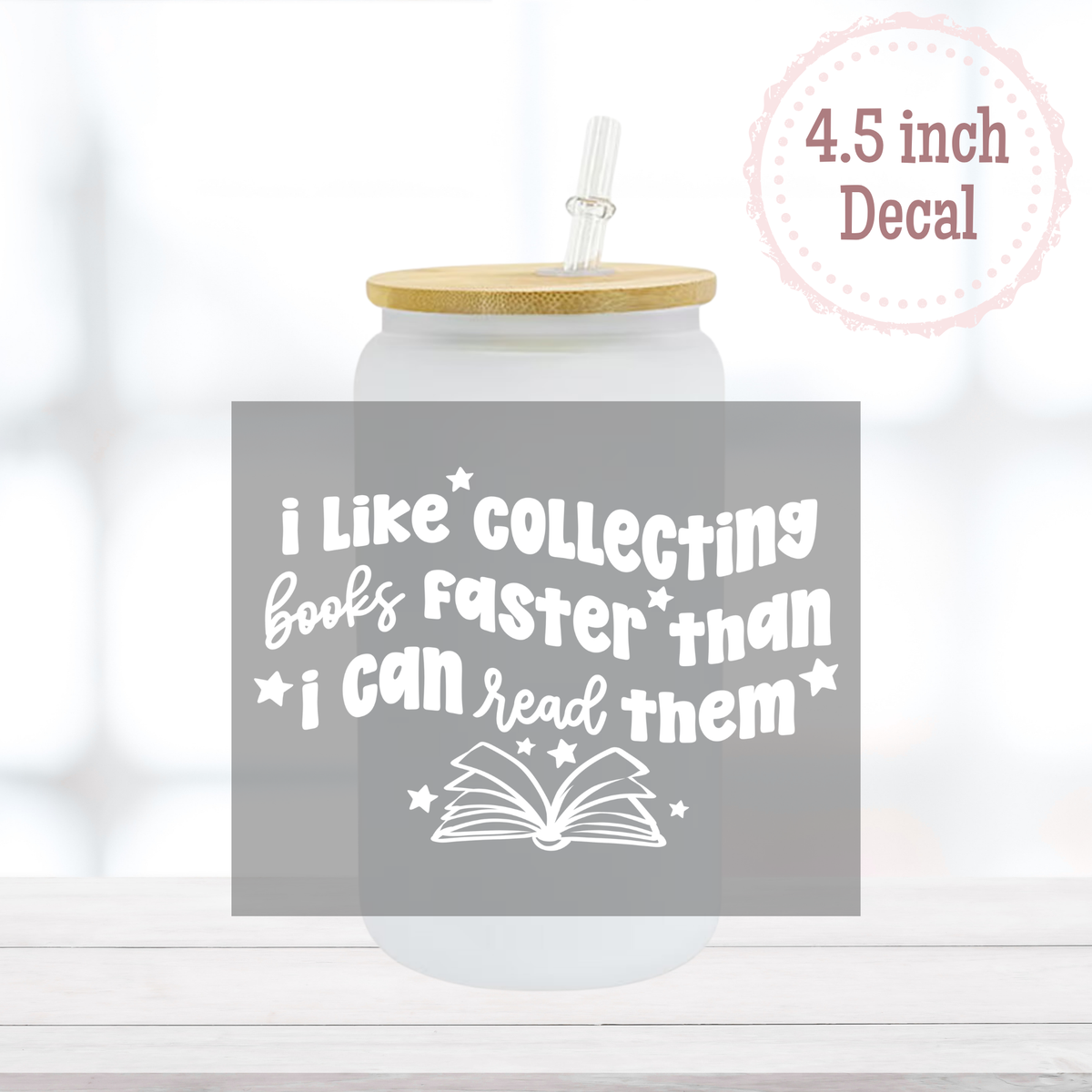 Collecting Books UVDTF Decal