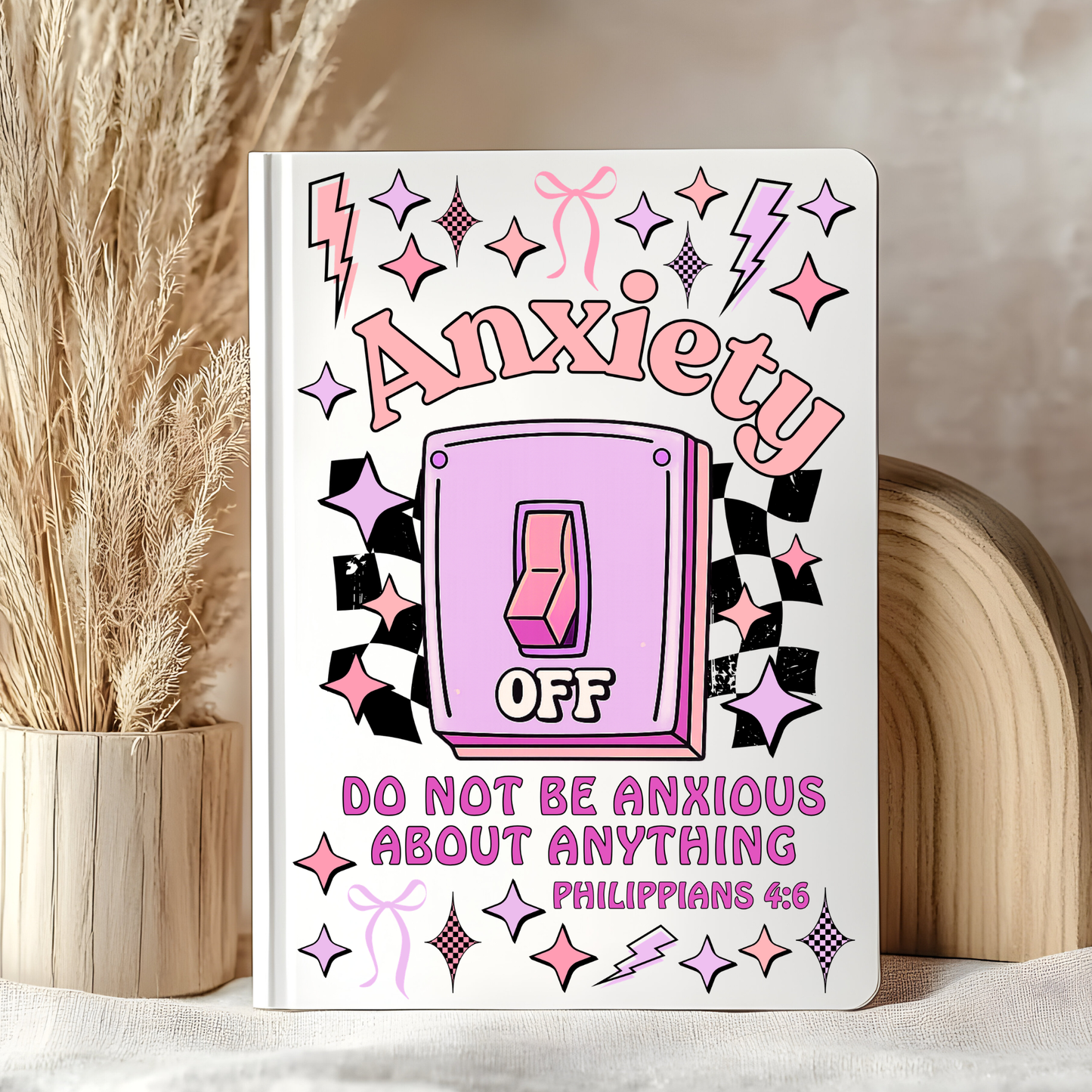 Anxiety Off Notebook Decal