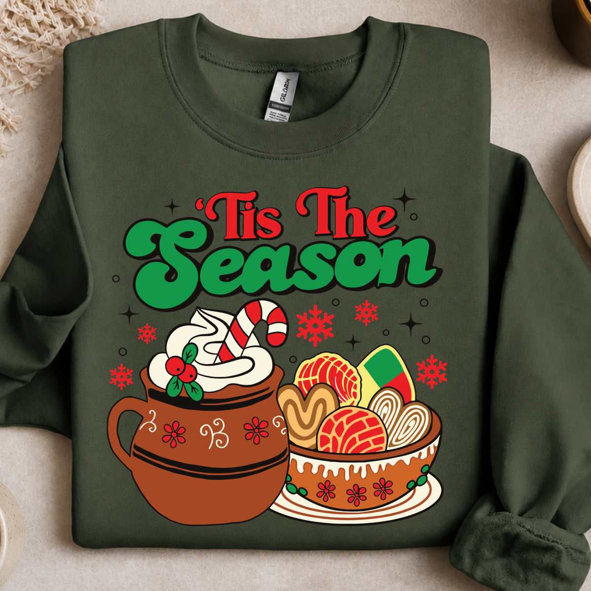 Tis the Season Conchas DTF Print