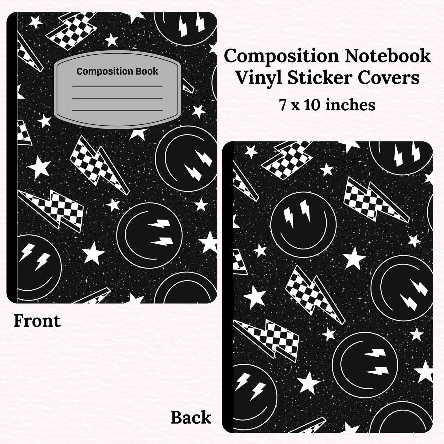 Smileys Notebook Vinyl Cover