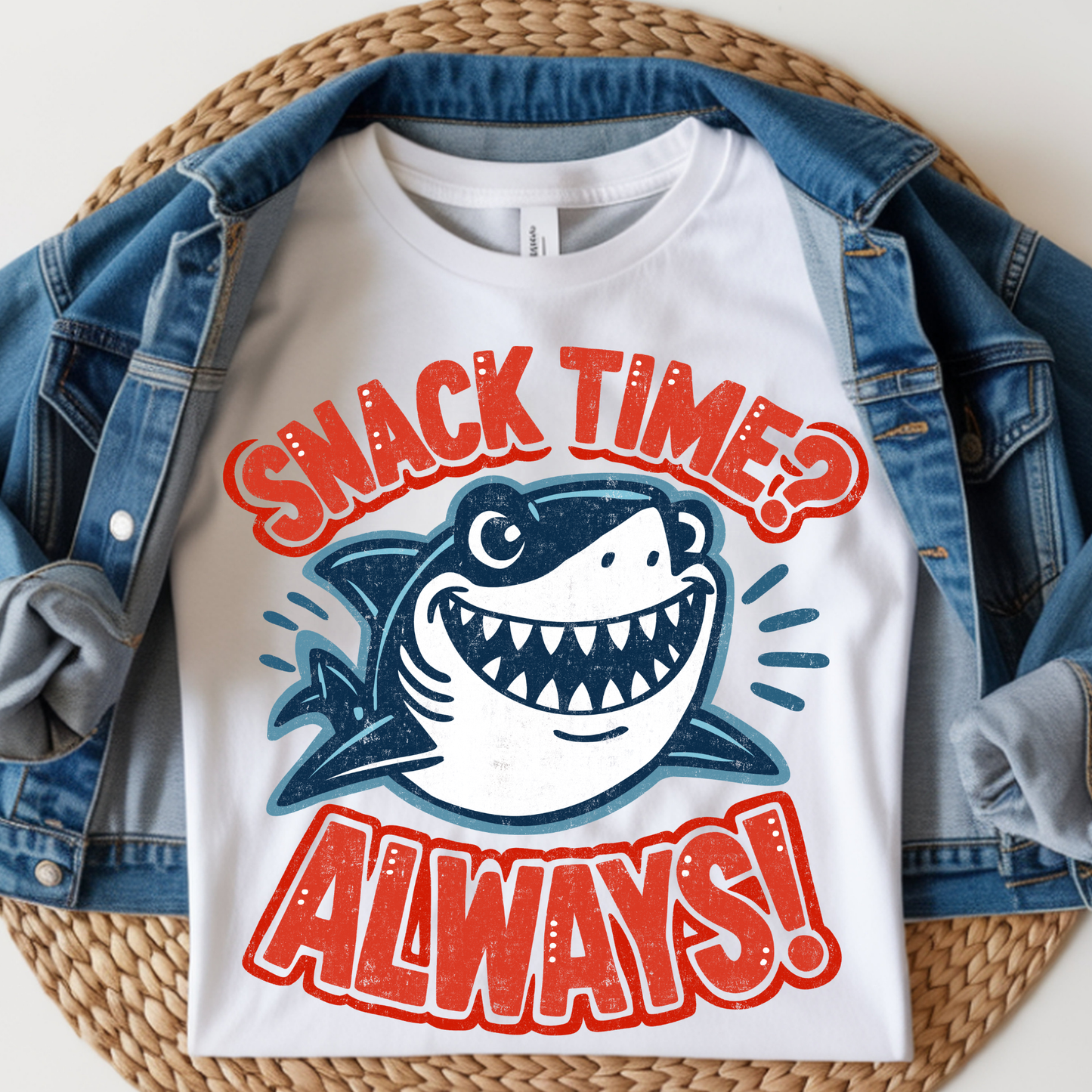 Snack Time Kids DTF Print