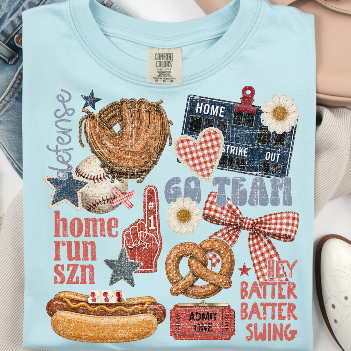 Baseball DTF Print