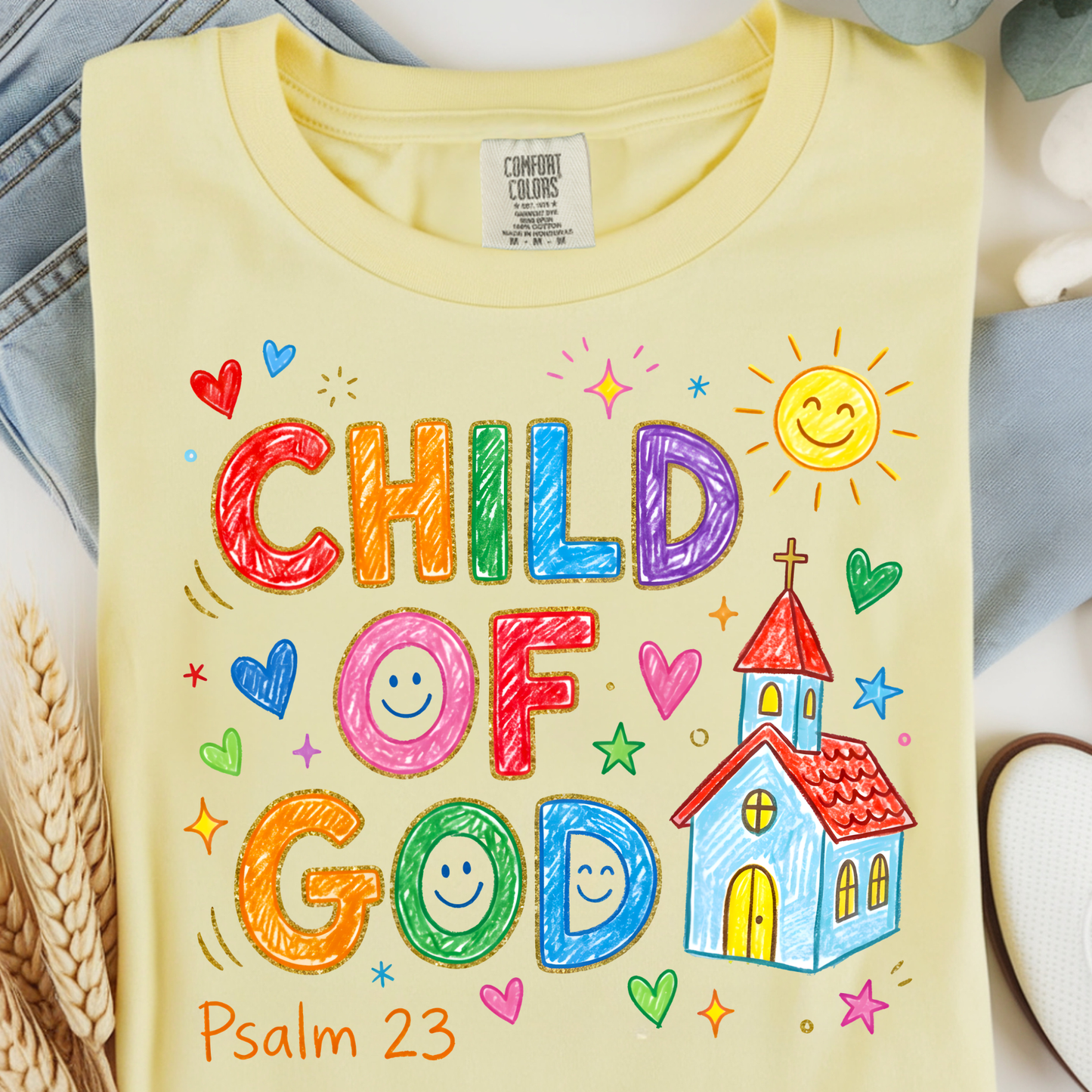 Child of God Kids DTF Print