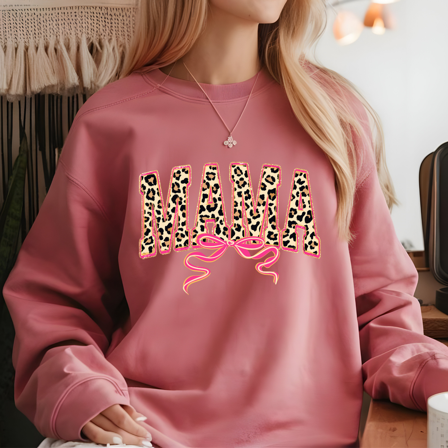 Animal Print Mama DTF Print