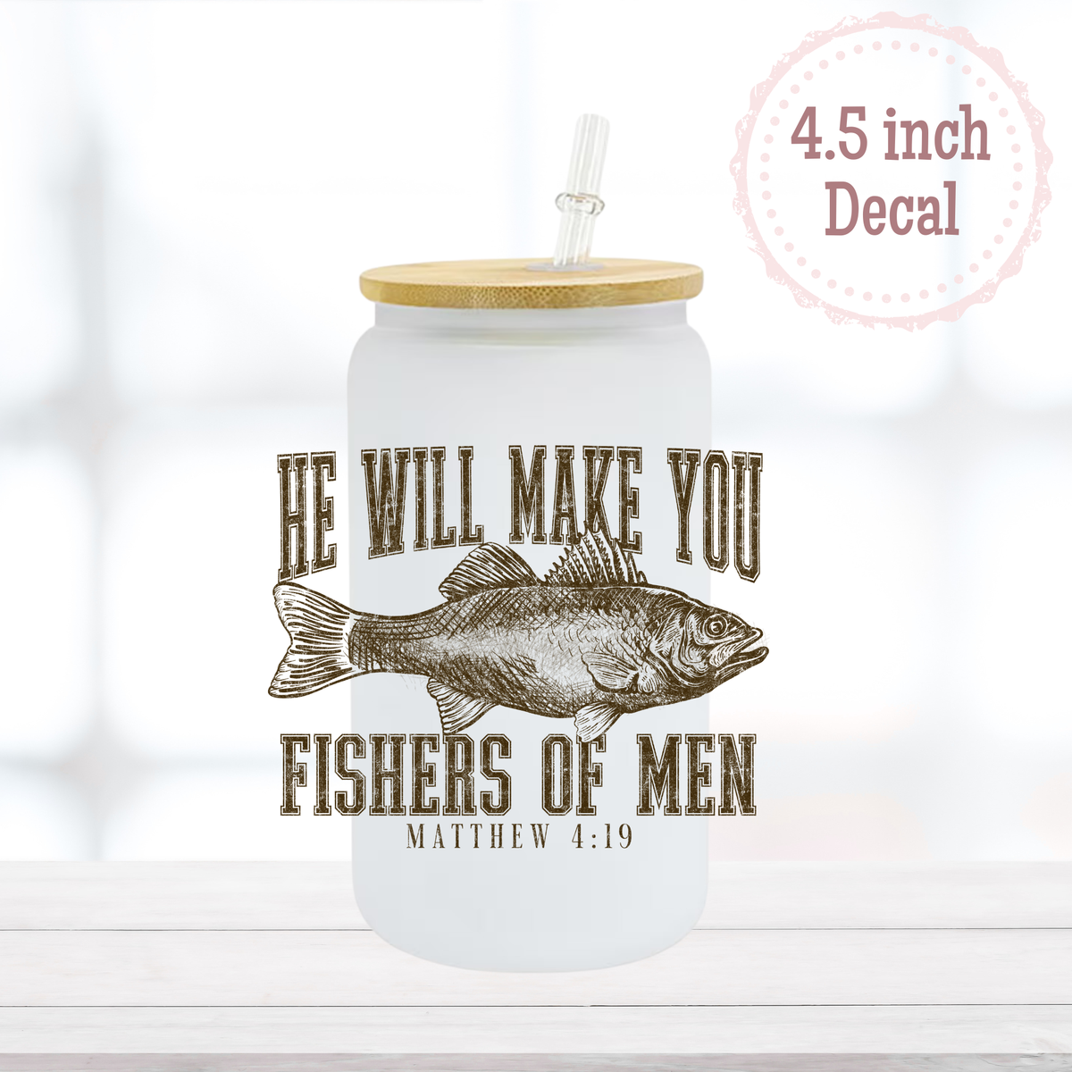 Fishers of Men UVDTF Decal