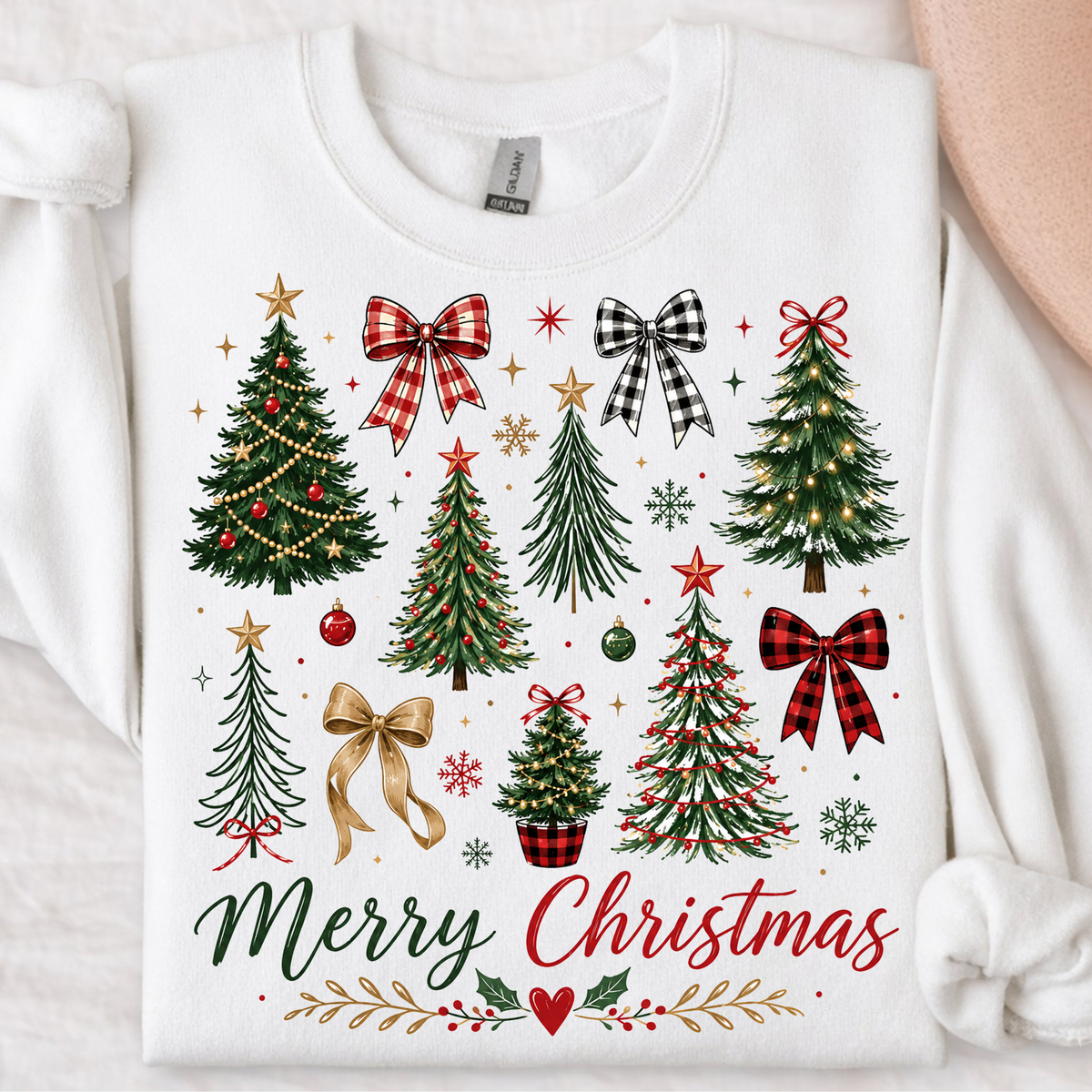 Christmas Trees DTF Print