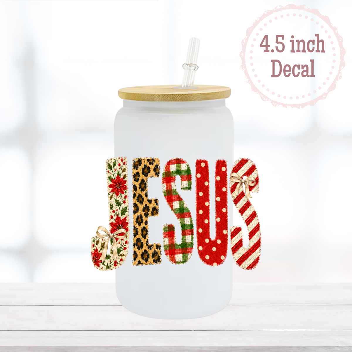 Jesus UVDTF Decal