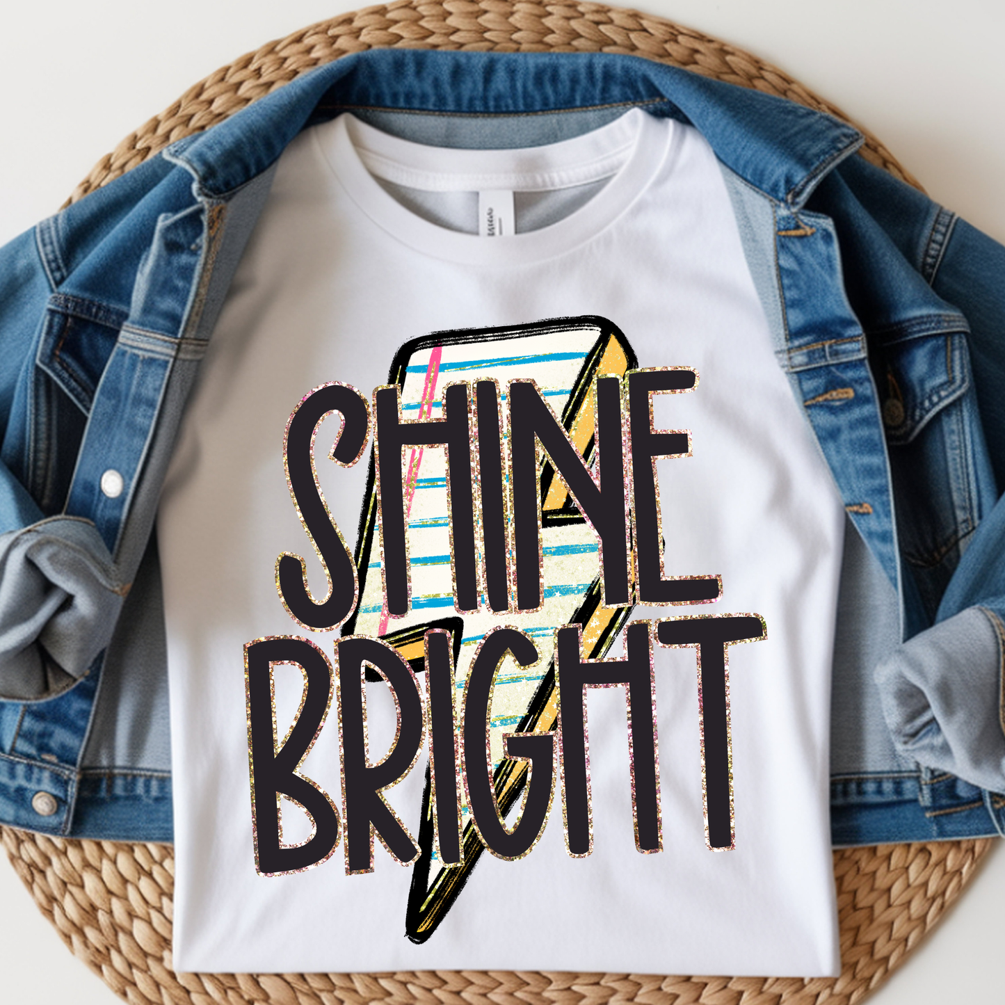 Shine Bright Kids DTF Print