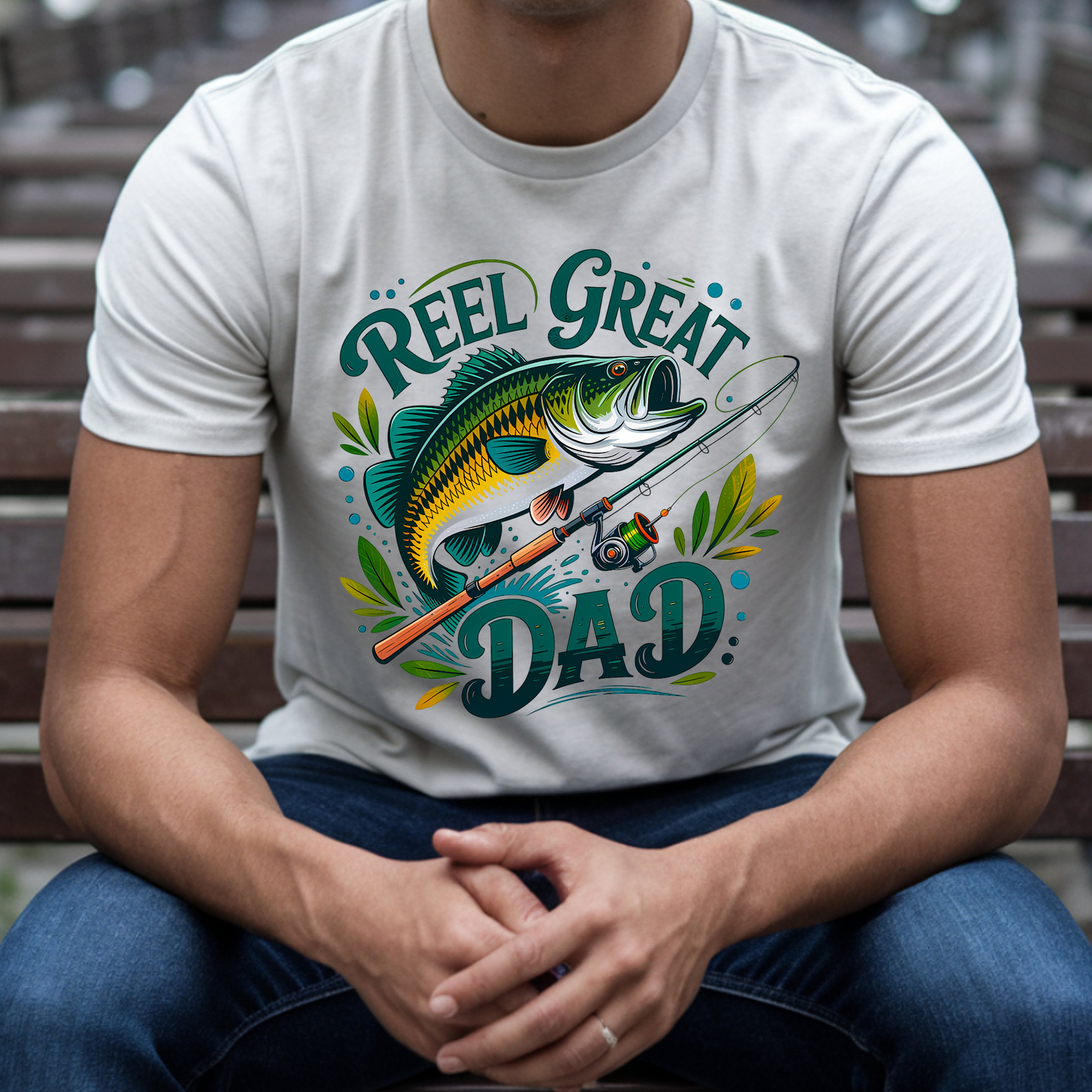 Reel Great Dad DTF Print