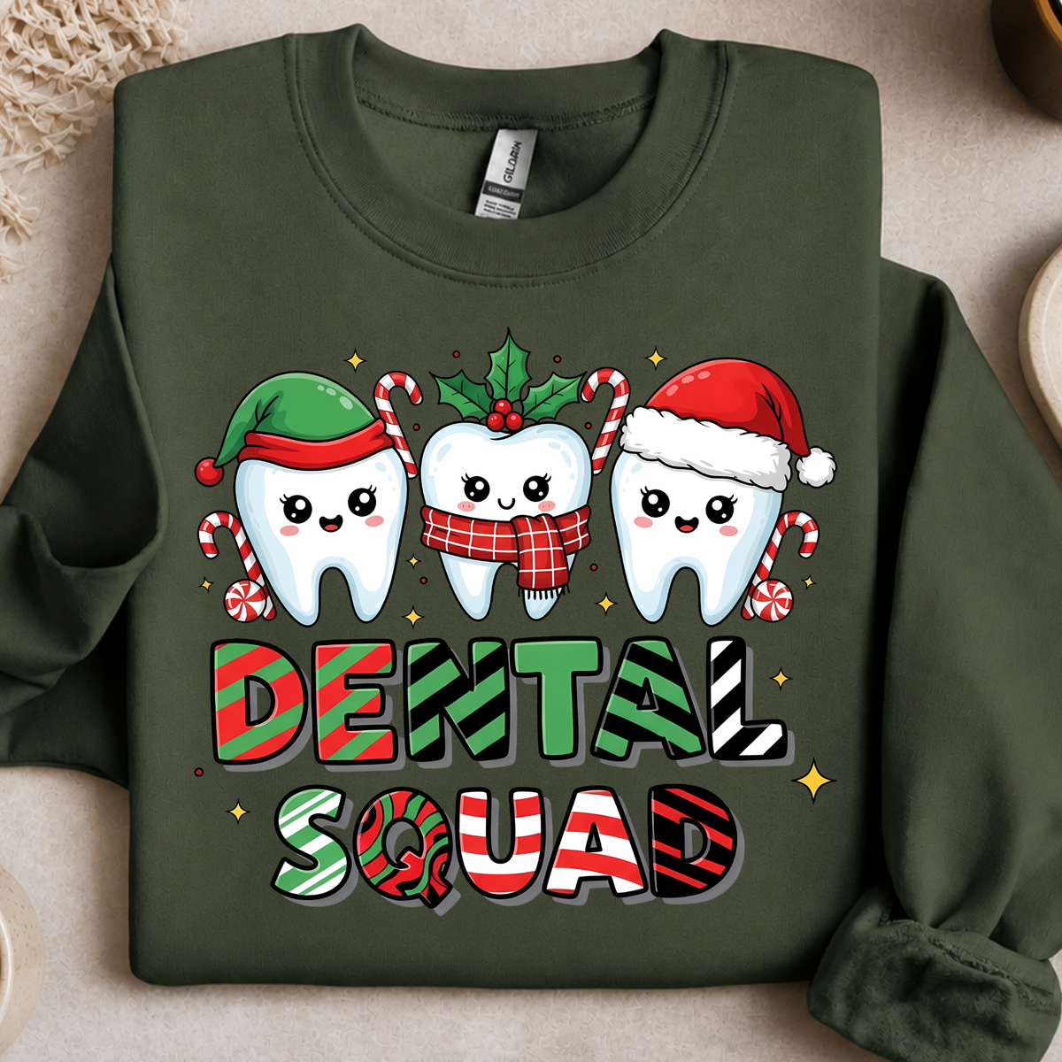Dental Squad Christmas DTF Print