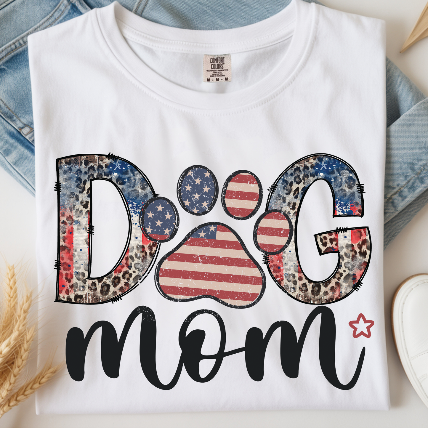 Dog Mom DTF Print