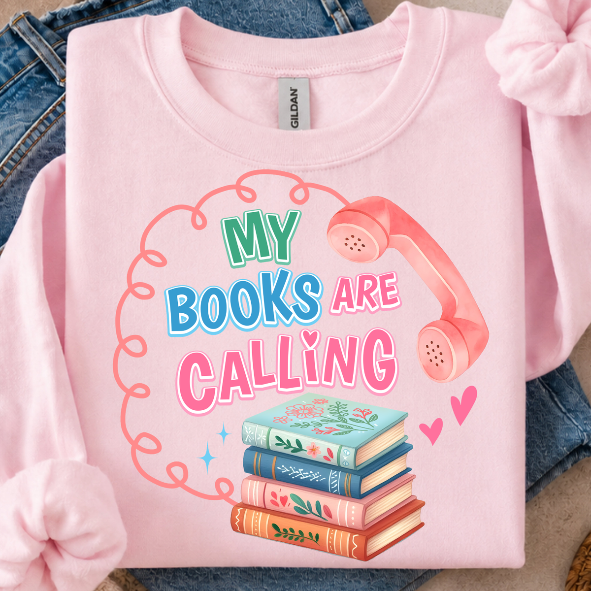Books are Calling DTF Print