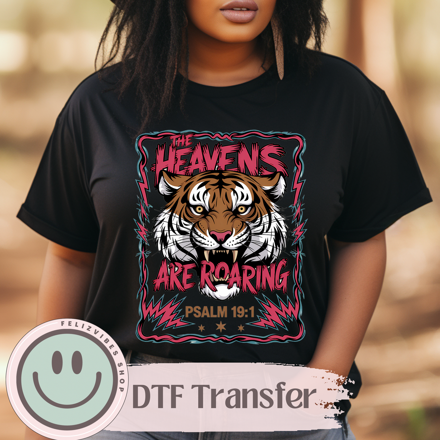 Heavens are Roaring DTF Print