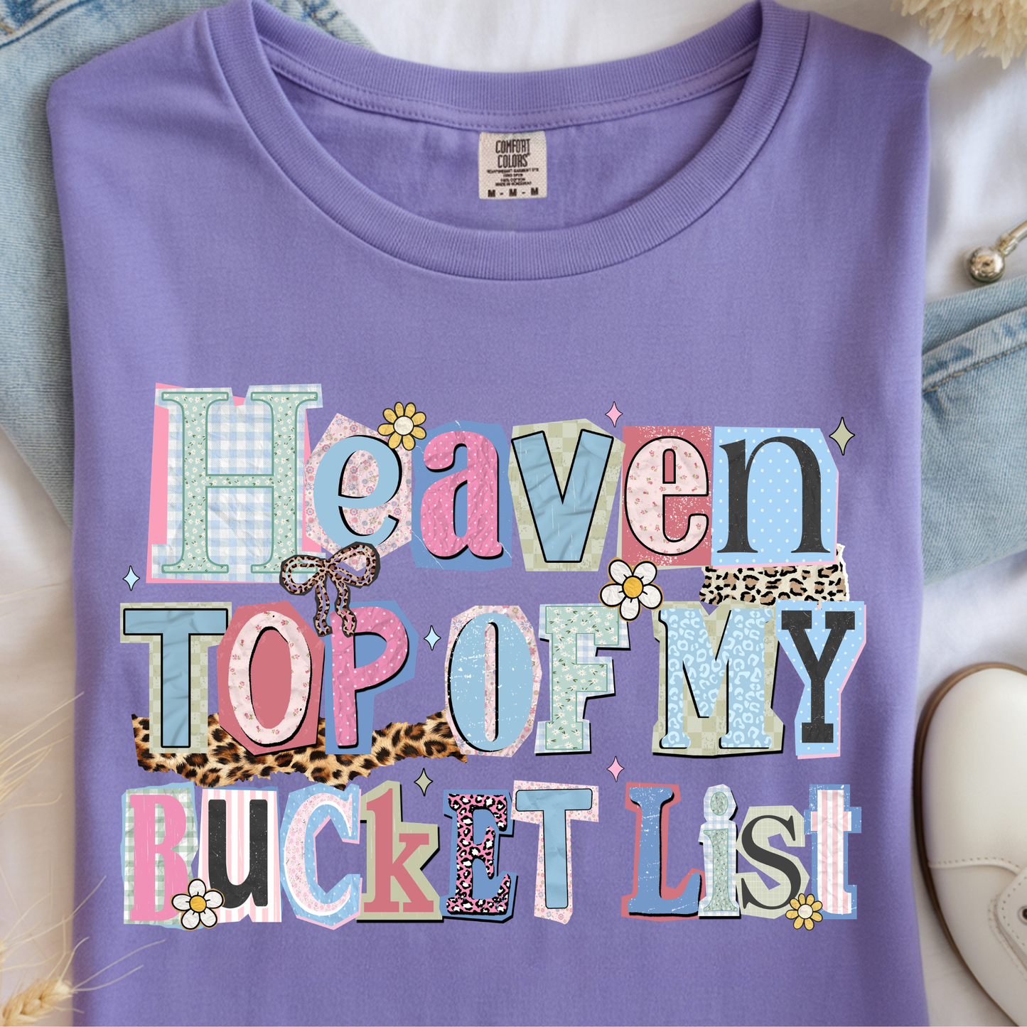 Heaven Bucket List DTF Print