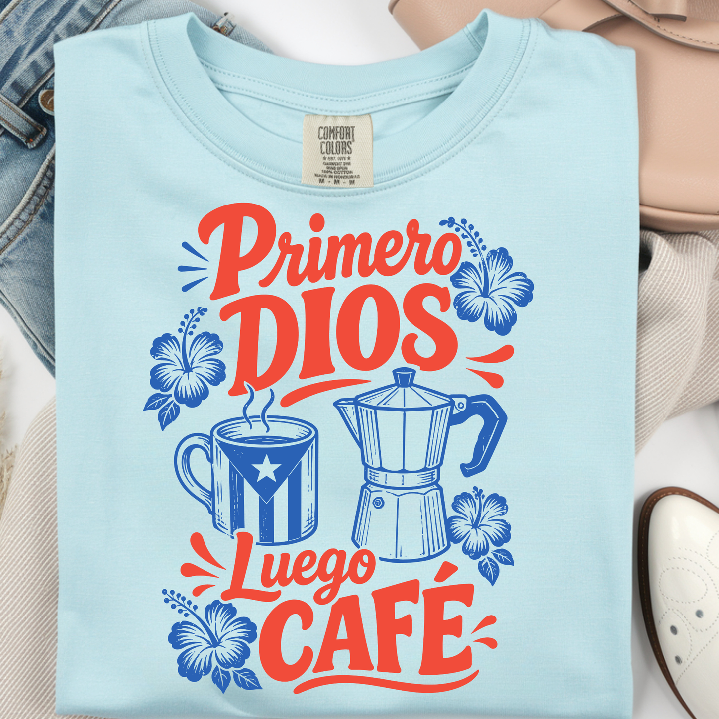 Primero Dios Luego Café DTF Print