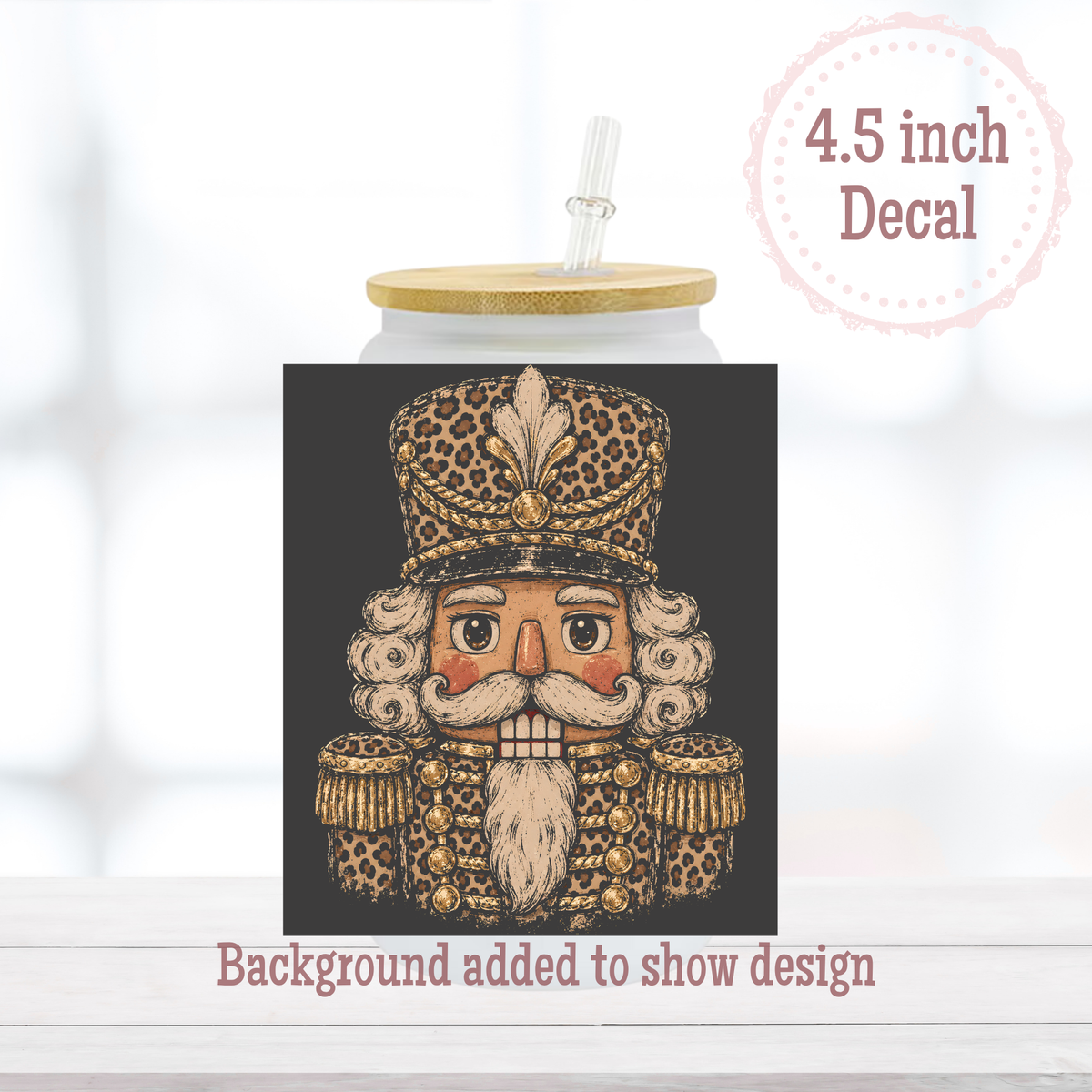 Animal Print Nutcracker UVDTF Decal
