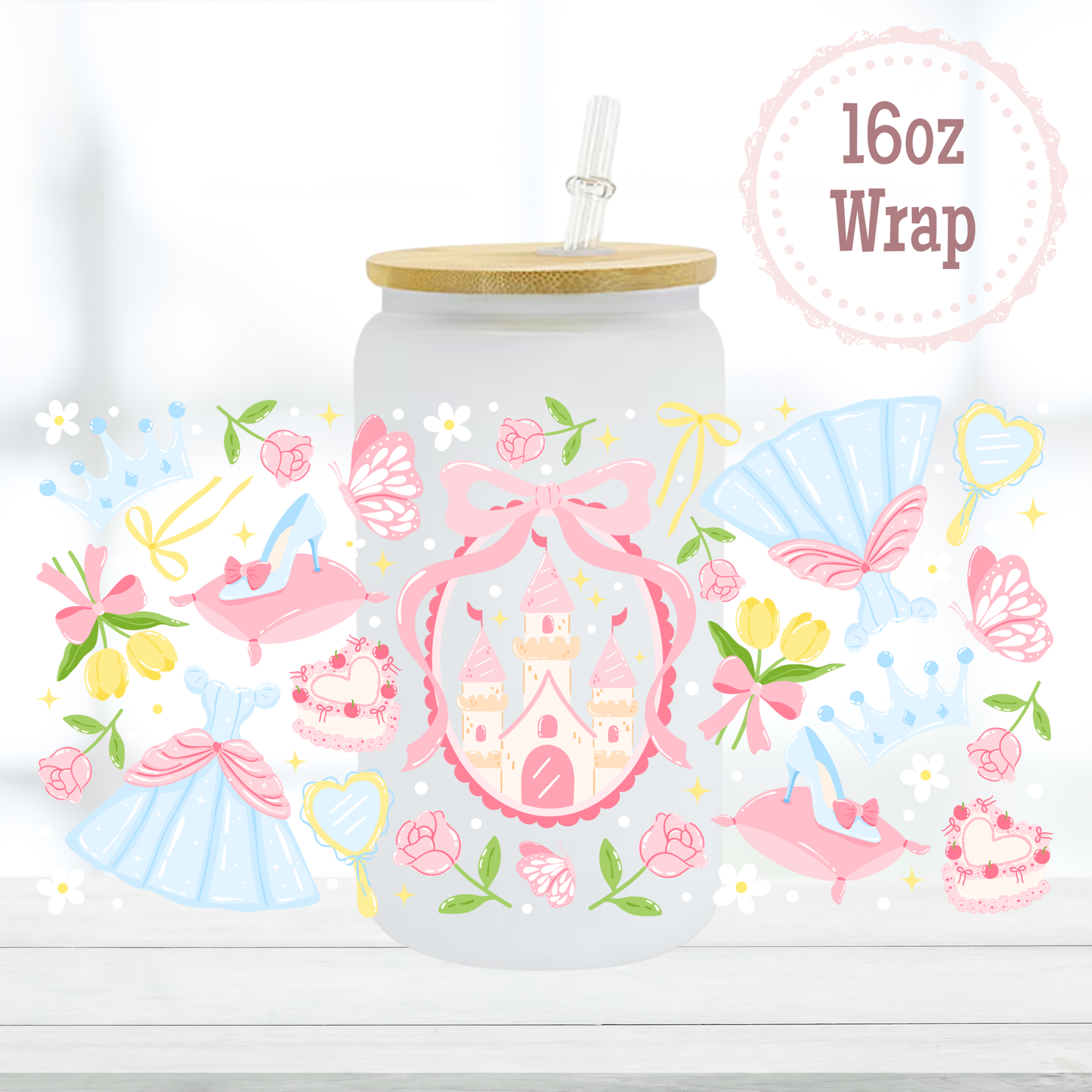 Fairytale 16oz UVDTF Cup Wrap