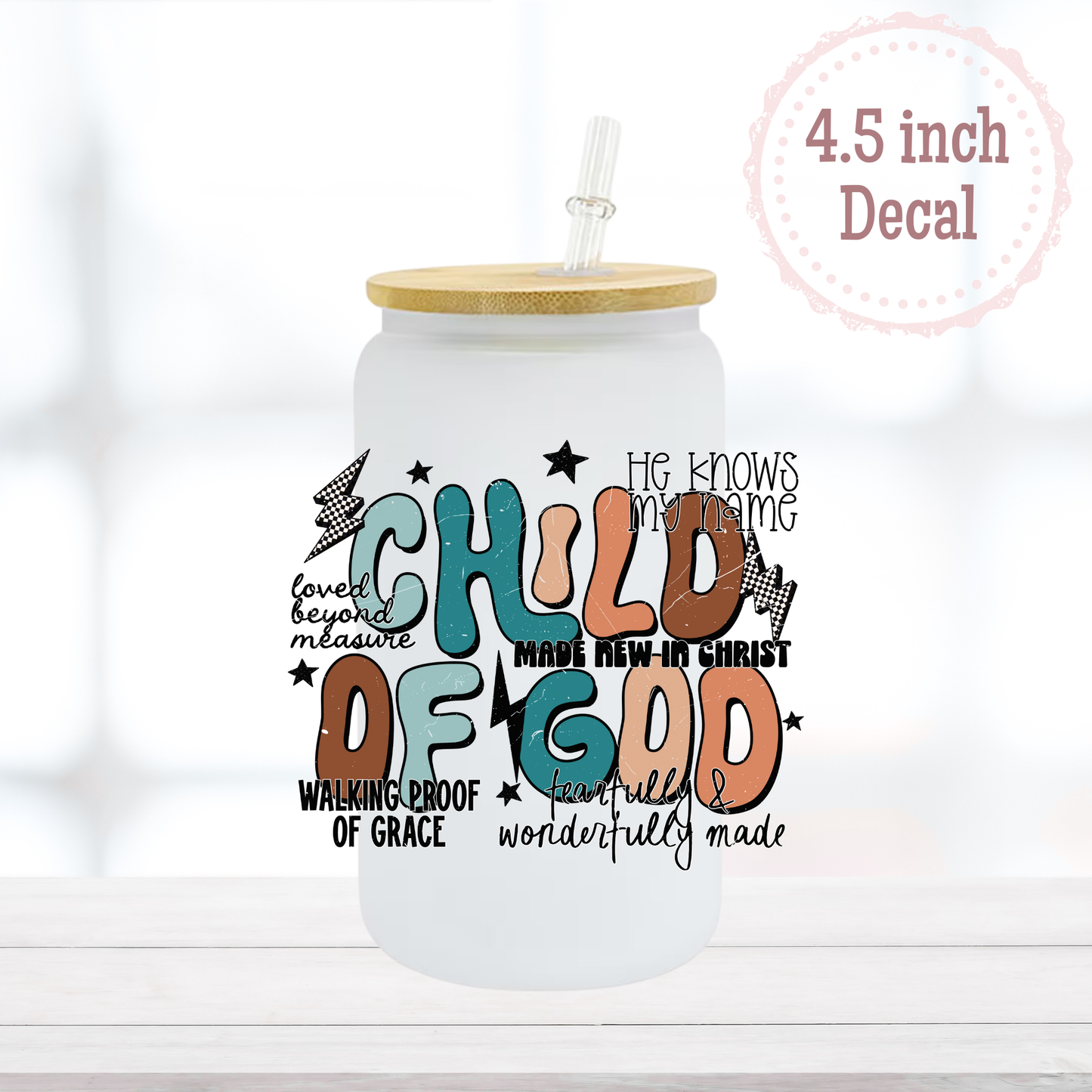 Child of God Blue UVDTF Decal