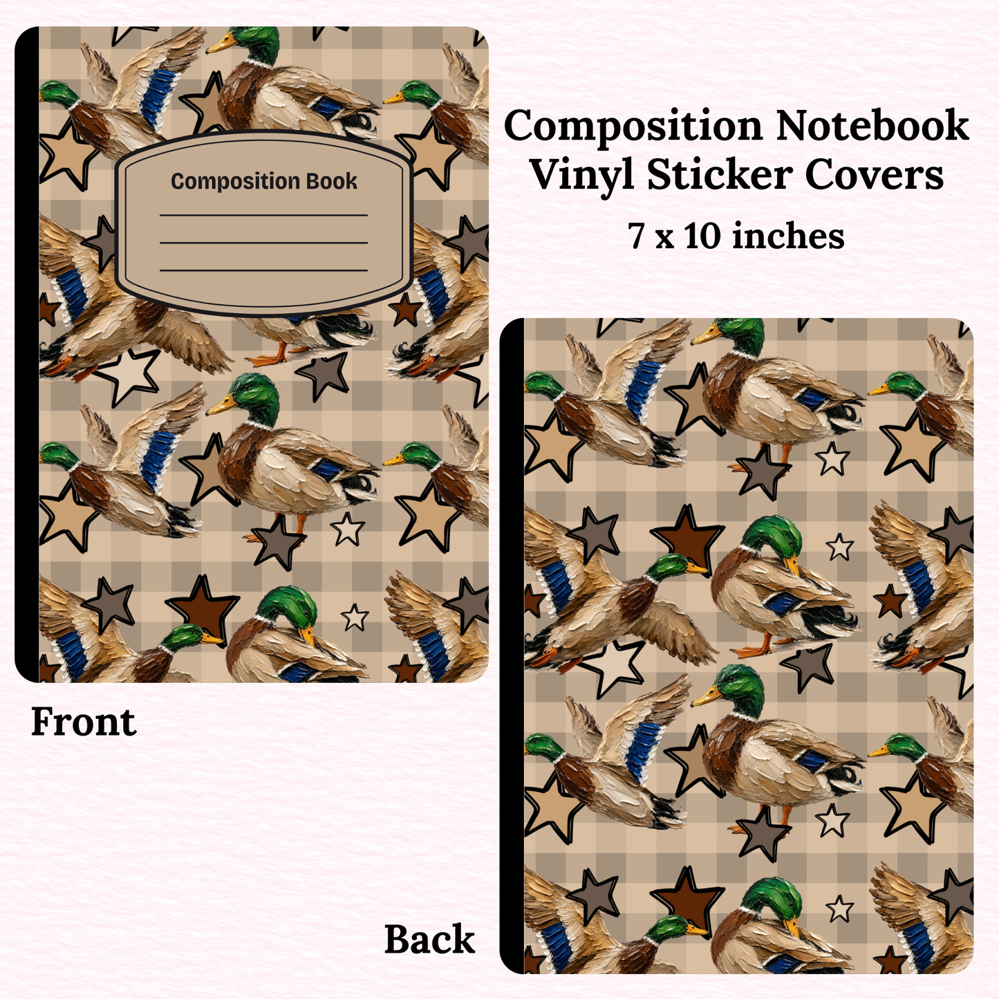 Ducks Composition Notebook Vinyl Cover