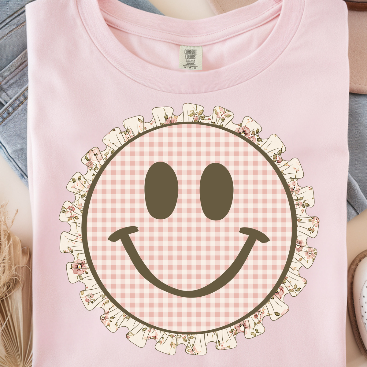 Smiley DTF Print
