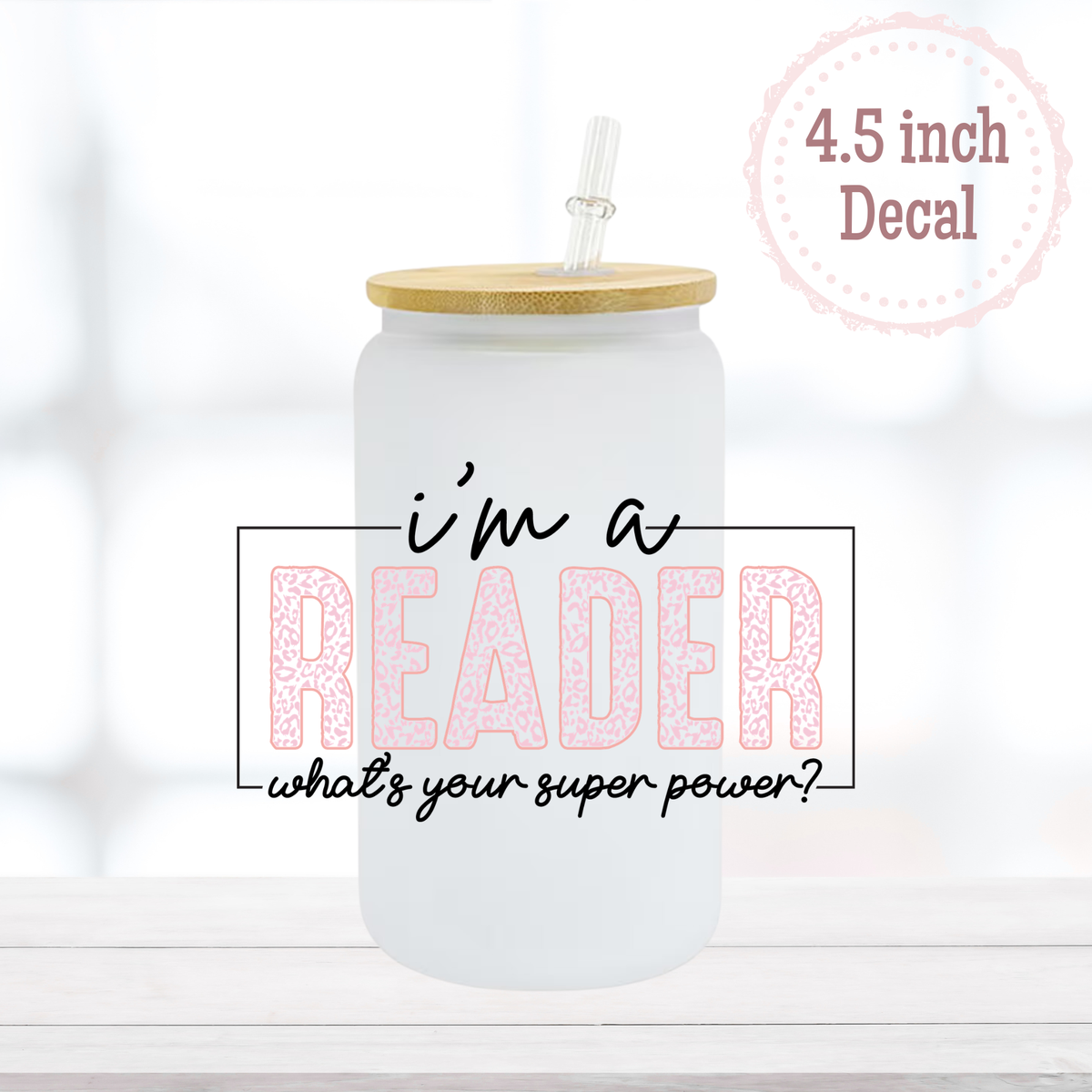 Reader UVDTF Decal