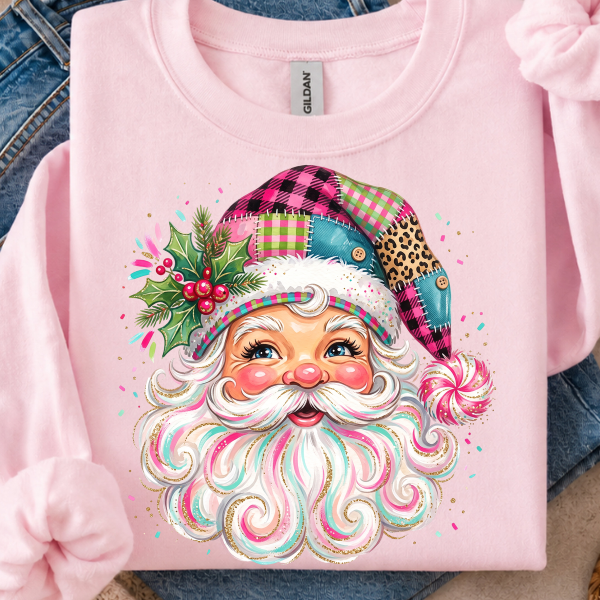 Santa DTF Print