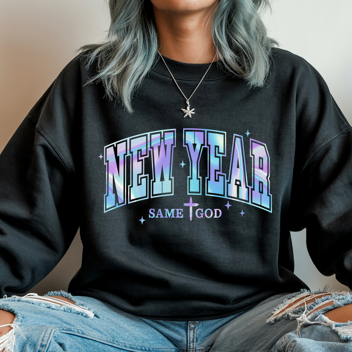 New Year Same God DTF Print