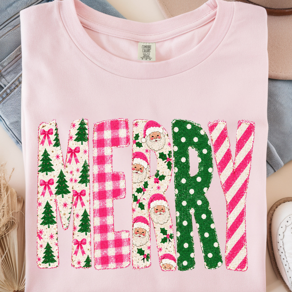 Merry DTF Print