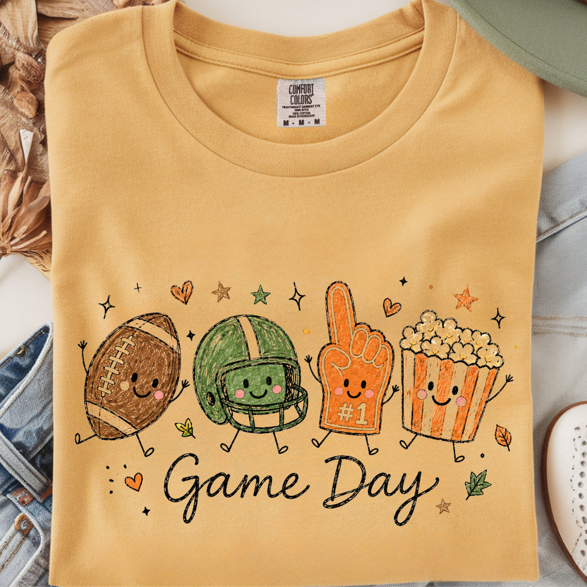 Game Day Doodles DTF Print