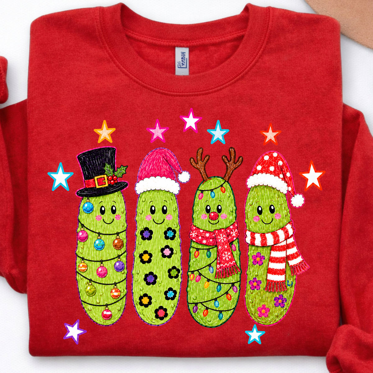 Christmas Pickles DTF Print