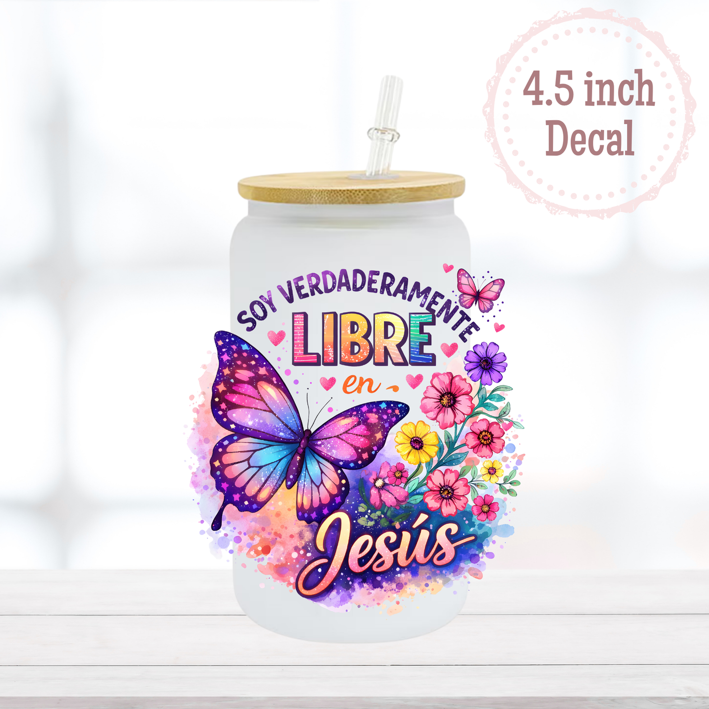 Libre en Jesus UVDTF Decal