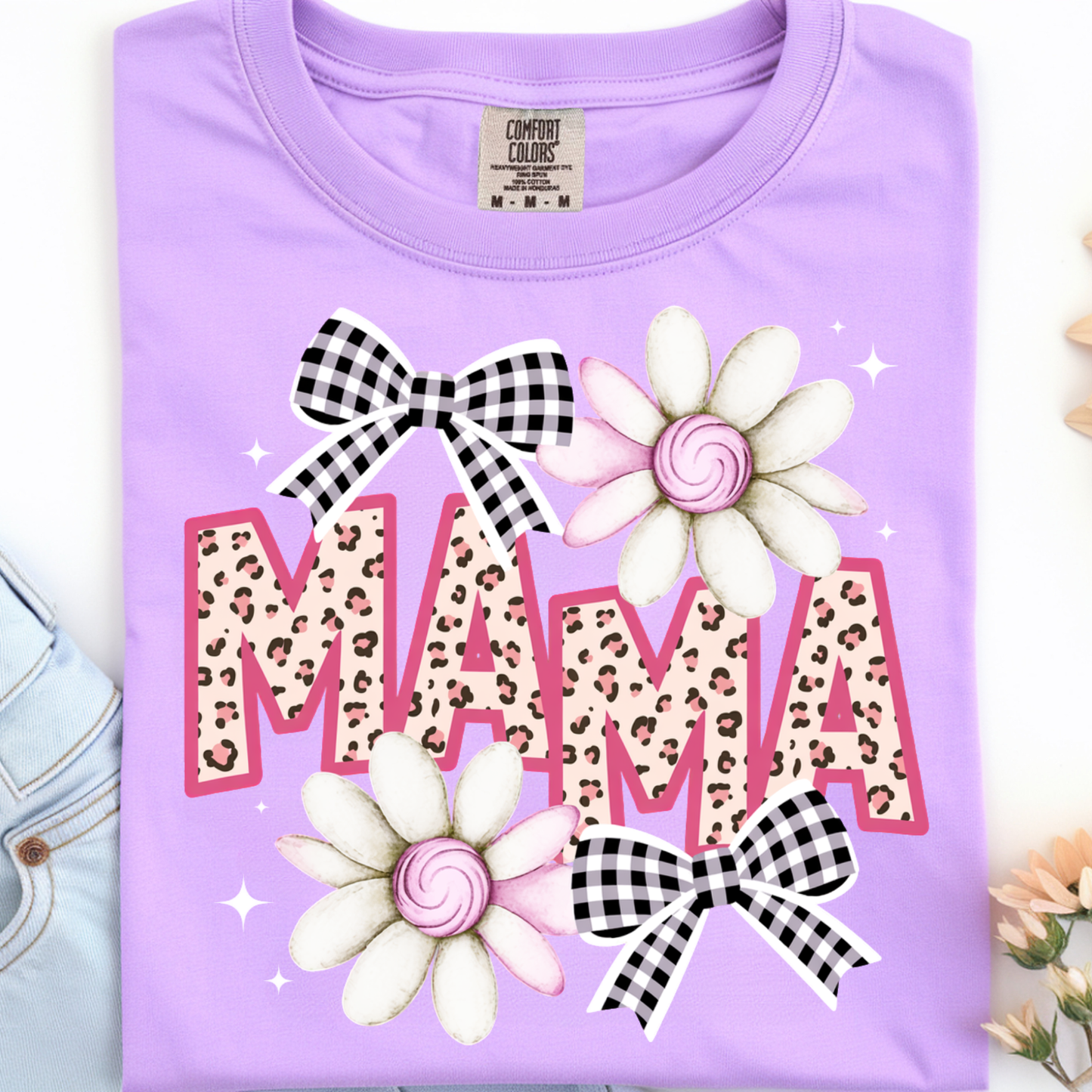 Mama Floral DTF Print