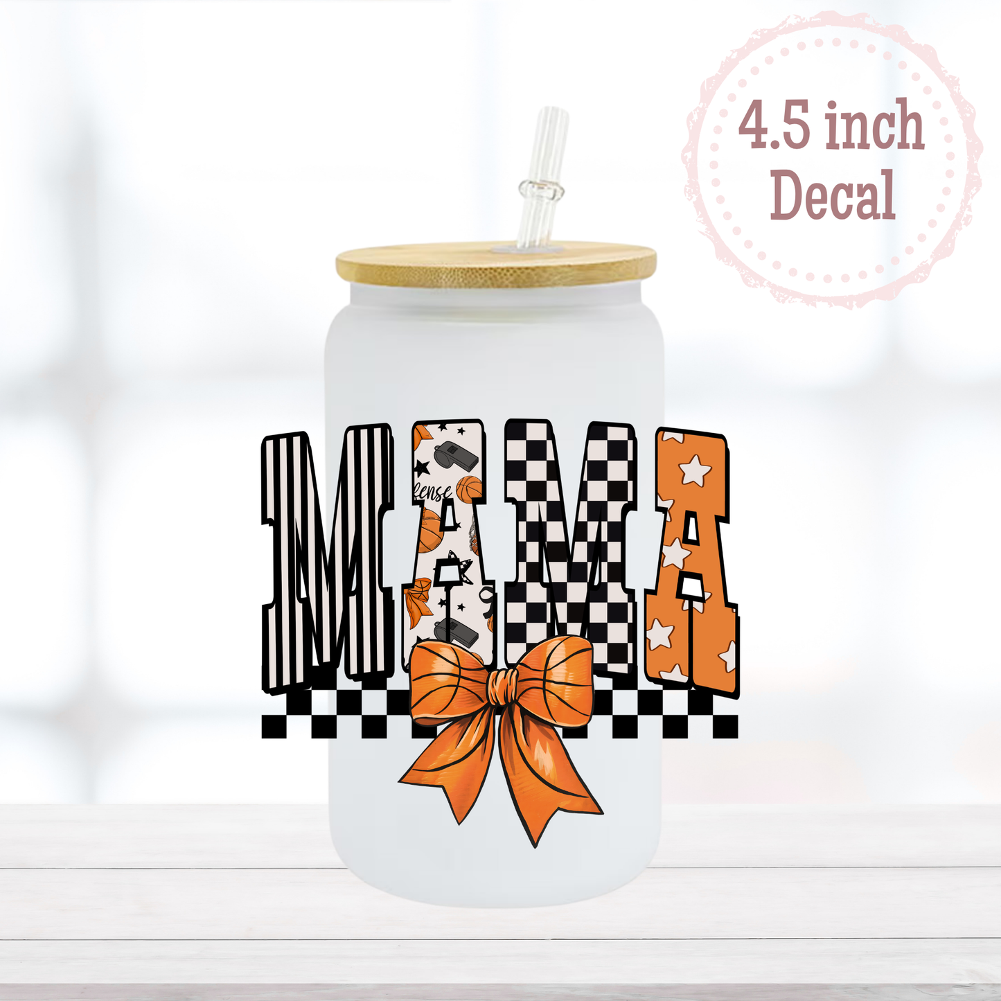 Basketball Mama UVDTF Decal