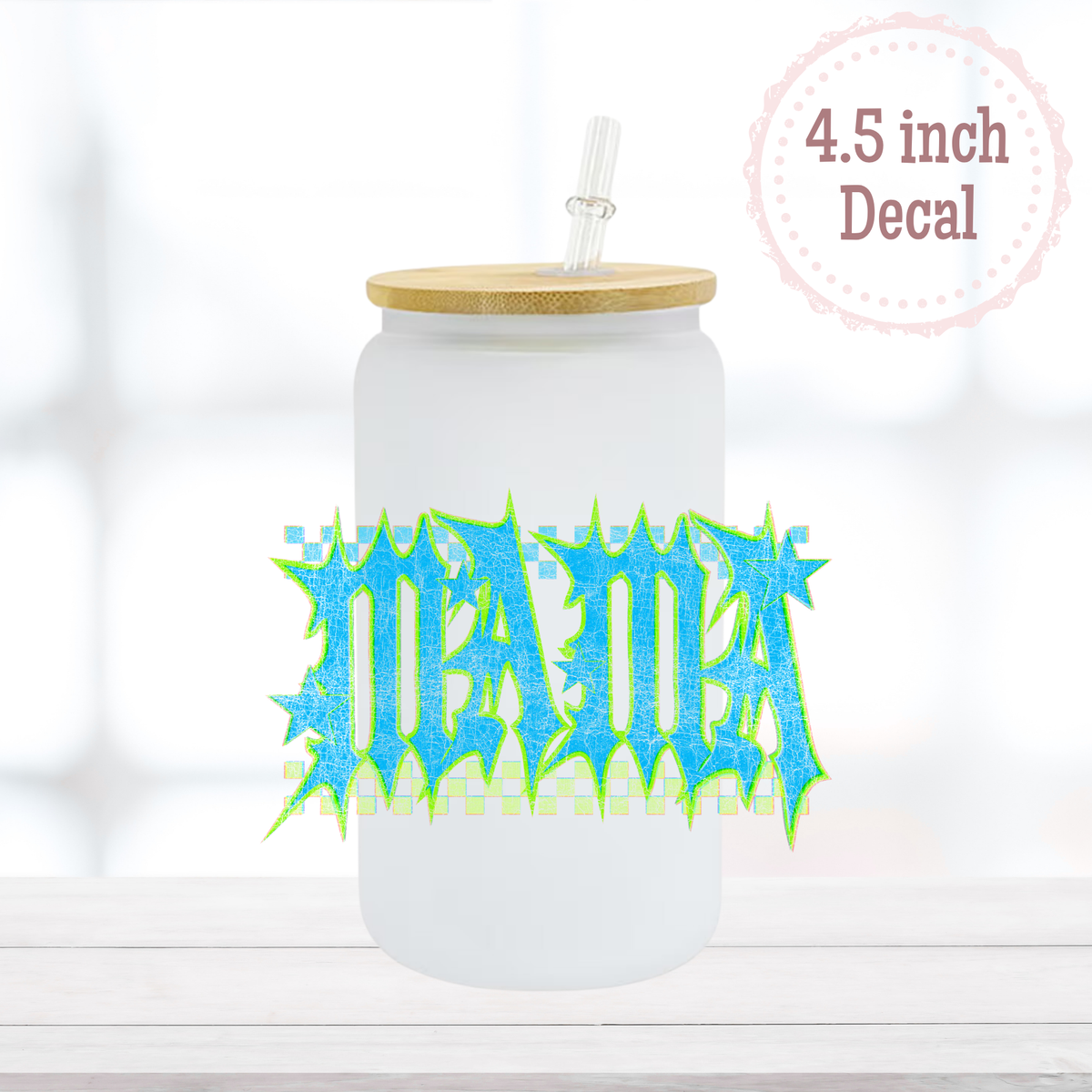 Blue Mama UVDTF Decal