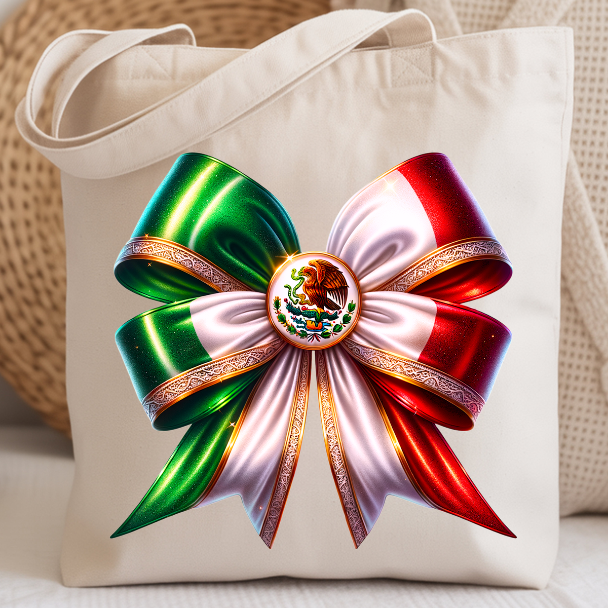 Mexico Bow DTF Print
