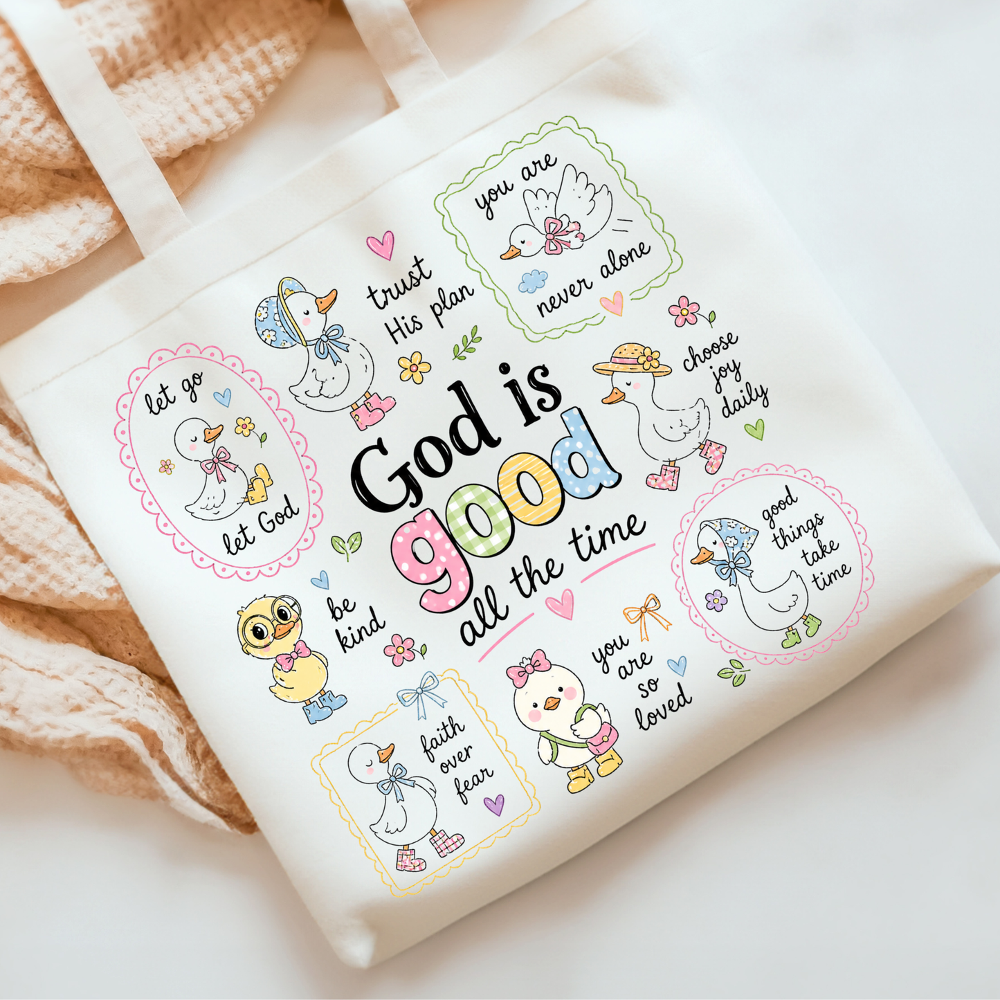 God is Good Geese DTF Print