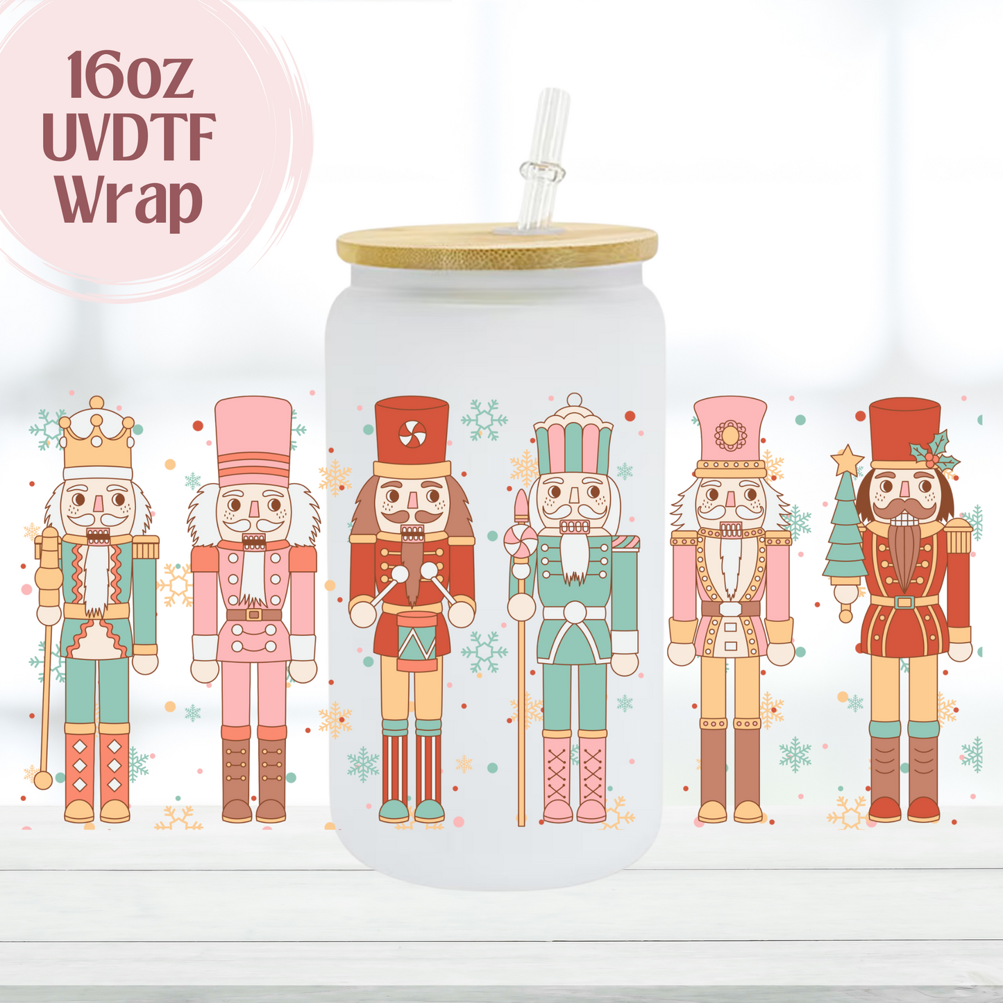 Nutcrackers 16oz UVDTF Cup Wrap