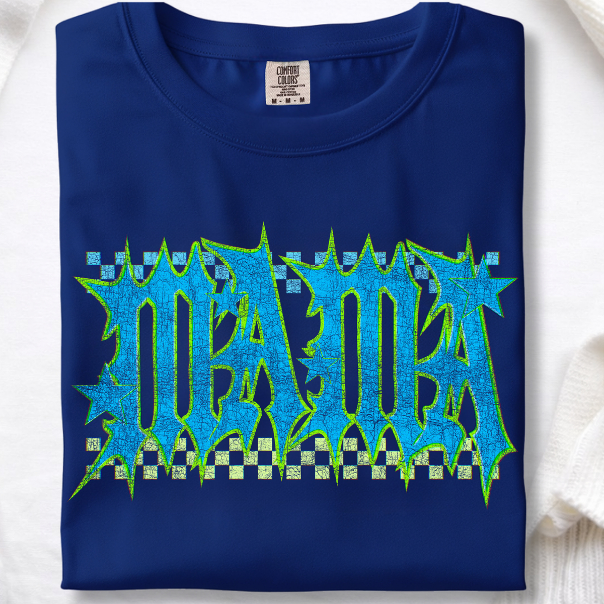 Blue Mama DTF Print