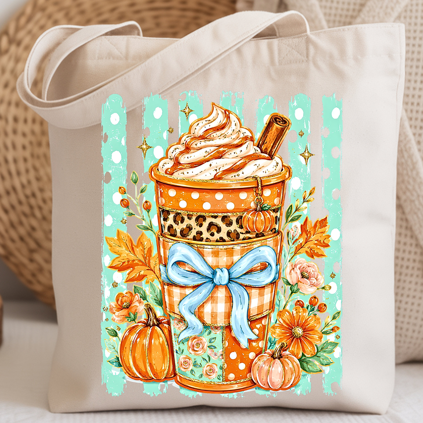 Pumpkin Spice DTF Print