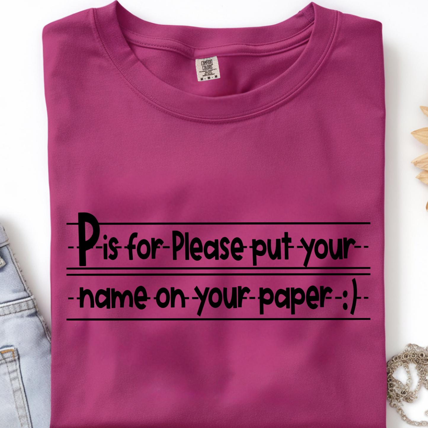 Put Your Name on Paper DTF Print